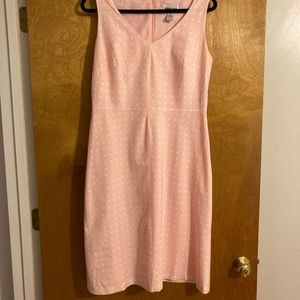 ADORABLE pink & wht polka dot shift dress from Robbie Bee—vintage-style classic